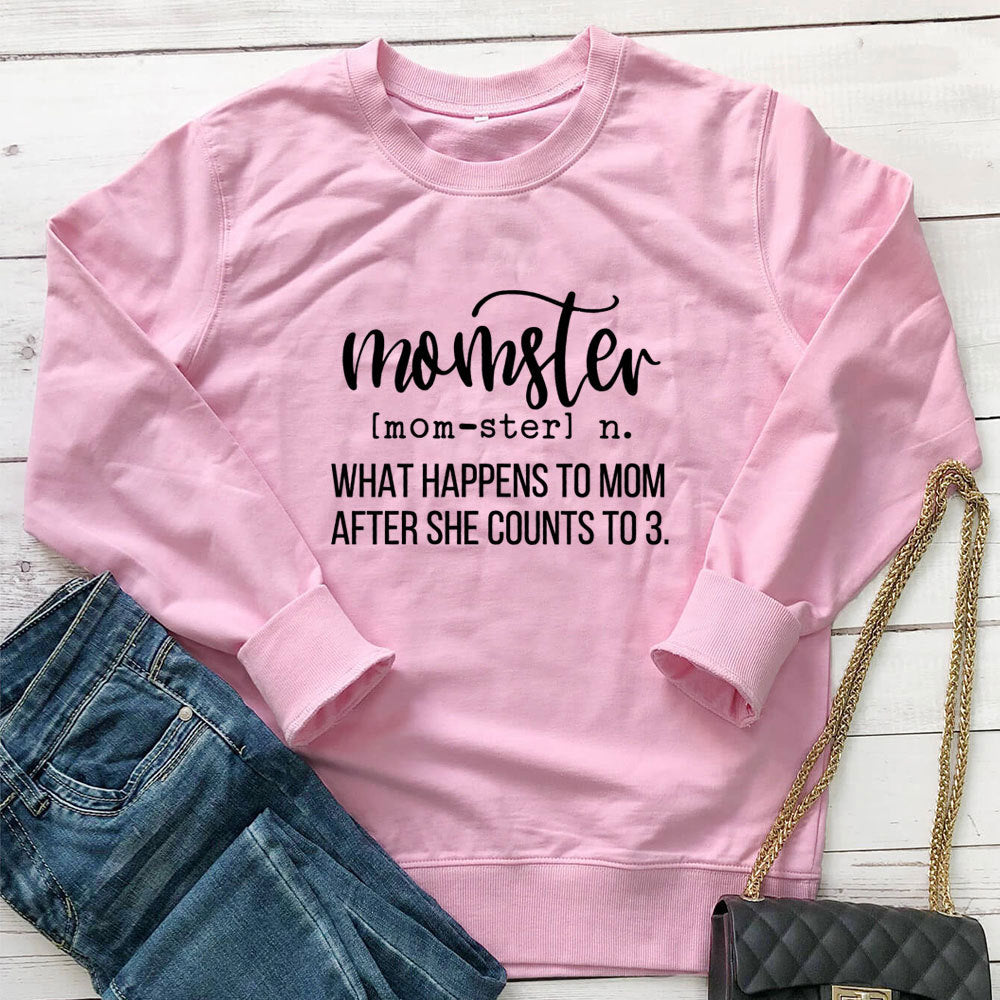 Pure letter printed hoodie
